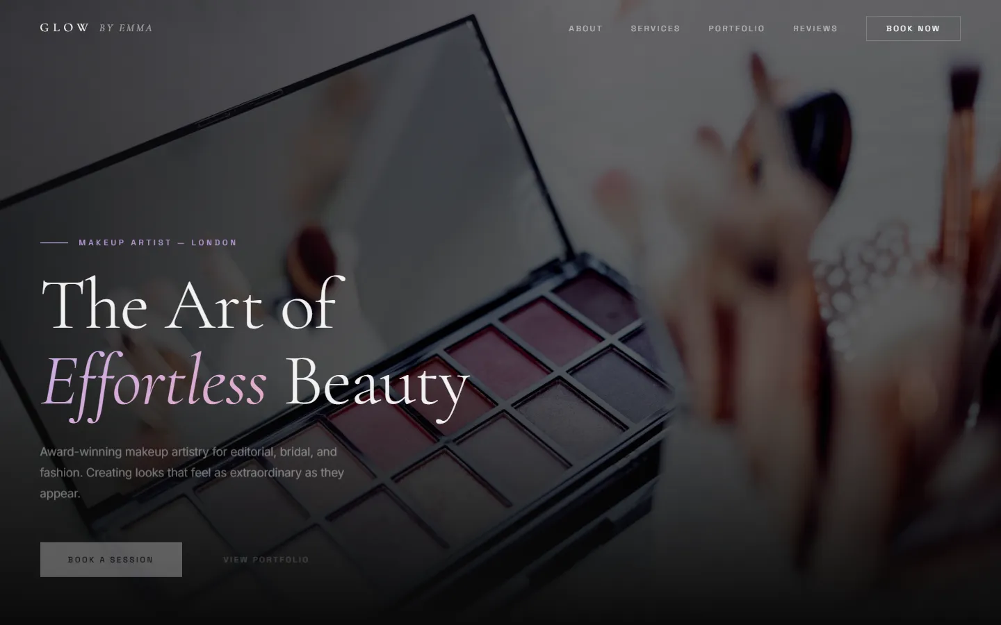 Glow by Emma - Desktop